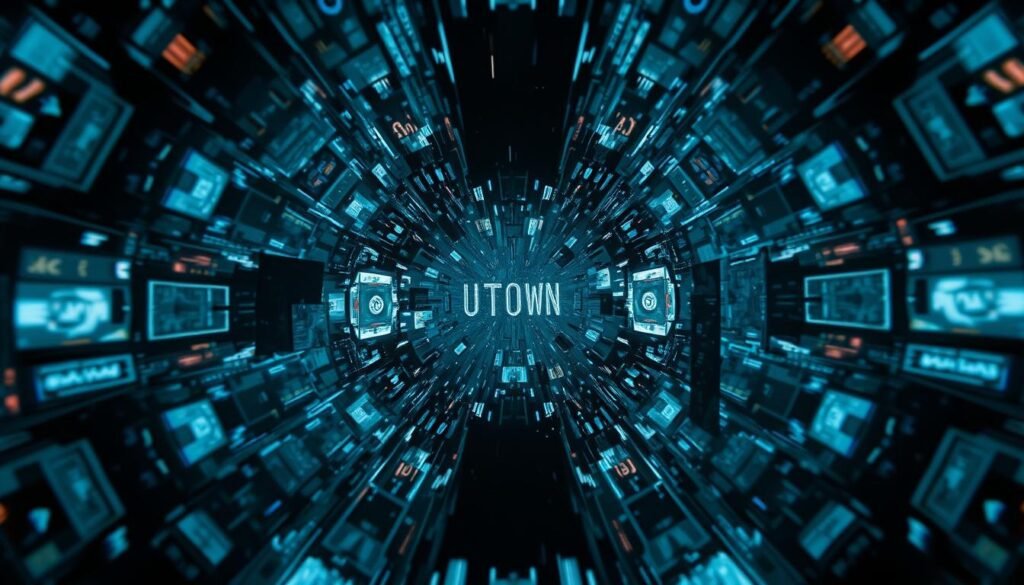 A complex, abstract visualization depicting the common pitfalls in verifying game results at the UTown entertainment complex. A kaleidoscopic, disorienting arrangement of geometric shapes, fractals, and distorted interfaces representing the "verification blindspots" that players may encounter. Muted, unsettling colors - blues, grays, and blacks - create a sense of confusion and uncertainty. Subtle, almost subliminal hints of the UTown branding subtly integrated into the overall composition. The image conveys the need for players to be cautious and discerning when self-verifying game outcomes to avoid falling into these common "verification traps". A complex, abstract visualization depicting the common pitfalls in verifying game results at the UTown entertainment complex. A kaleidoscopic, disorienting arrangement of geometric shapes, fractals, and distorted interfaces representing the "verification blindspots" that players may encounter. Muted, unsettling colors - blues, grays, and blacks - create a sense of confusion and uncertainty. Subtle, almost subliminal hints of the UTown branding subtly integrated into the overall composition. The image conveys the need for players to be cautious and discerning when self-verifying game outcomes to avoid falling into these common "verification traps".