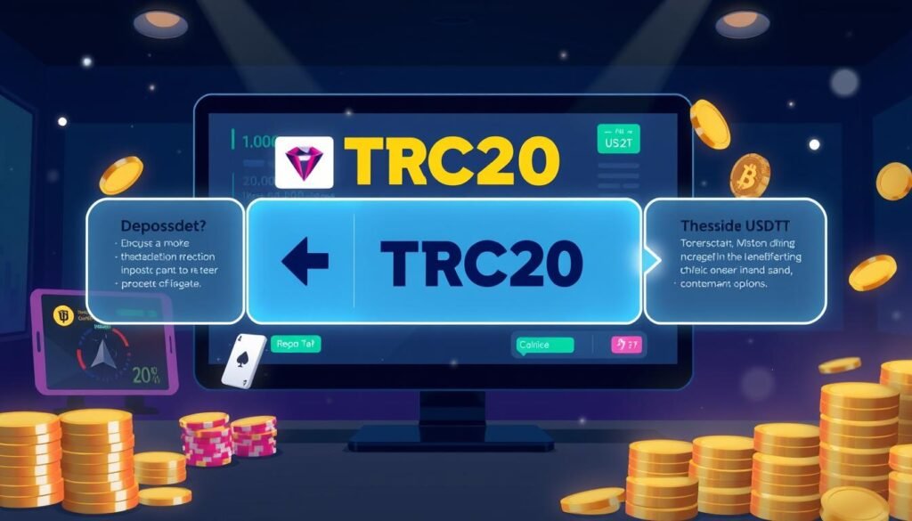 生成圖片：使用TRC20 USDT在娛樂城存款的流程