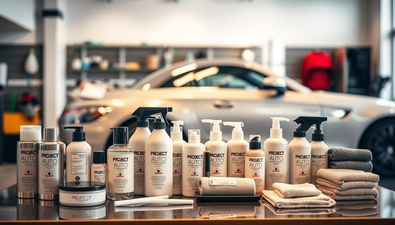 專業洗車用品展示